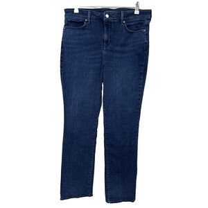 NYDJ Women's 14 Indigo Marilyn Straight Jeans Sexy Slimming Classic Everyday